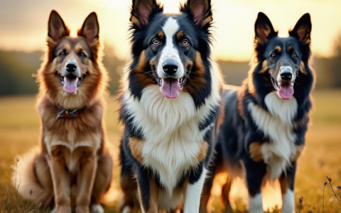 边牧与其它牧羊犬体型大比拼：了解不同牧羊犬的体型特点