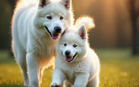 萨摩耶犬生长发育关键期全解析