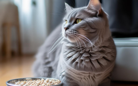 灰色宠物猫饲养技巧与注意事项