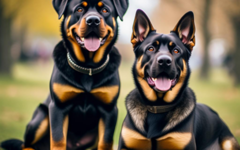 罗威纳犬与德牧性格特点及训练方法