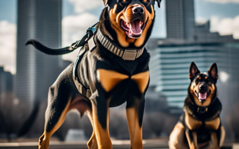罗威纳犬与德牧在警犬训练中的应用与区别
