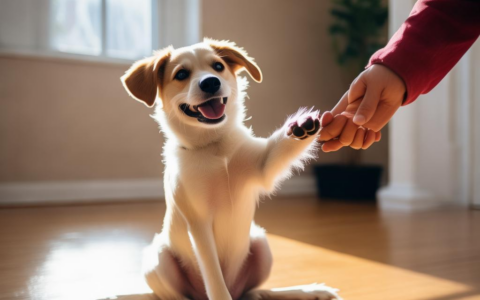 狗狗握手训练技巧：培养狗狗自信与亲和力